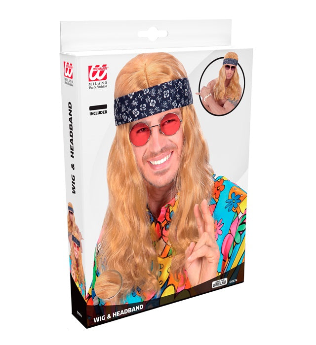 California Dreaming Wig With Headband In Box