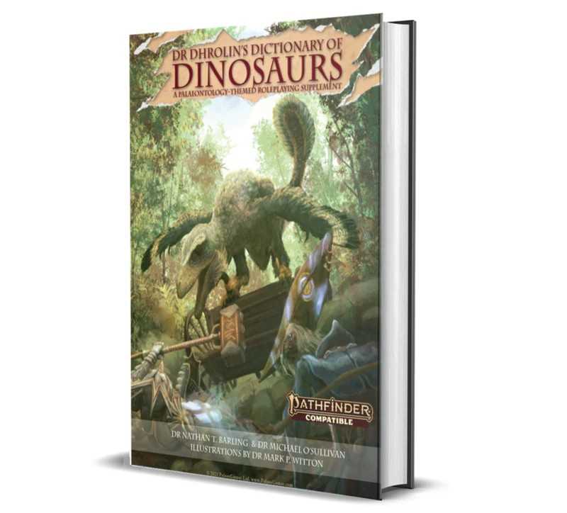 Dr Dhrolins Dictionary of Dinosaurs Pathfinder Compatible Book by Palaeo Games 1