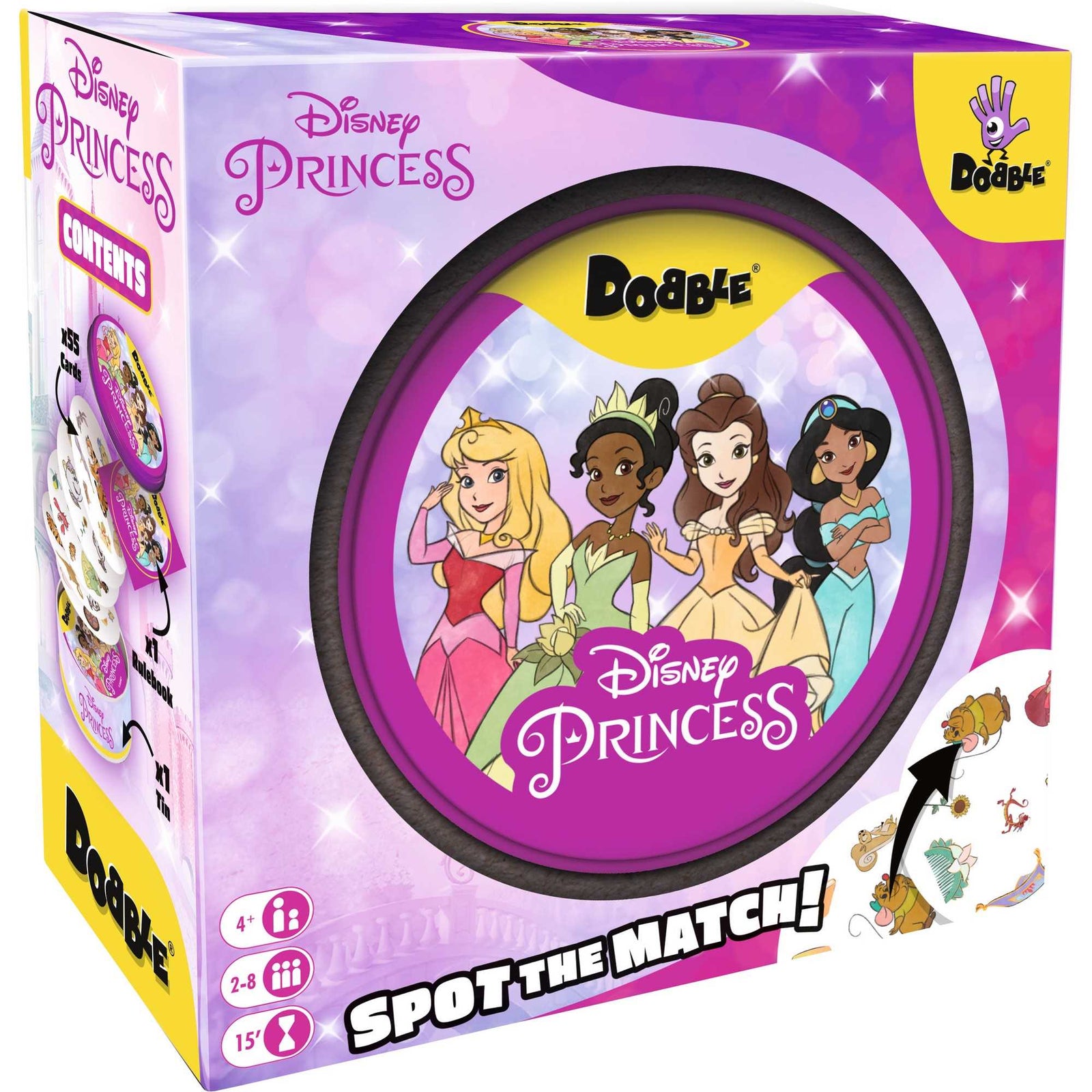 Dobble Disney Princess 2022 55 Card Set Card Game