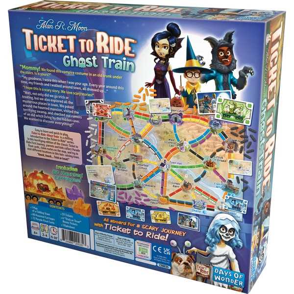 Ticket to Ride Ghost Train First Journey Board Game by Space Cow 2