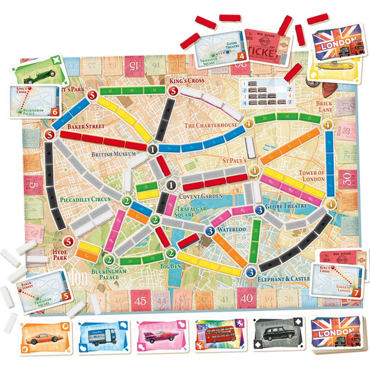Ticket To Ride London Board Game by Days of Wonder 3