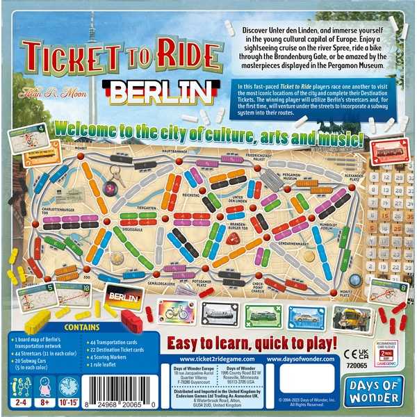 Ticket To Ride Berlin Board Game by Days of Wonder 2
