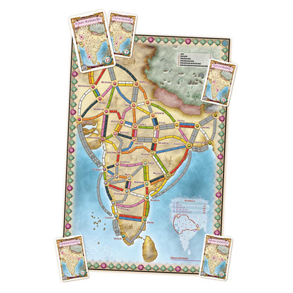 Ticket To Ride Map Collection Volume 2 India & Switzerland Board Game Expansion 2