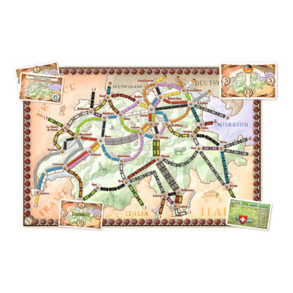 Ticket To Ride Map Collection Volume 2 India & Switzerland Board Game Expansion 3