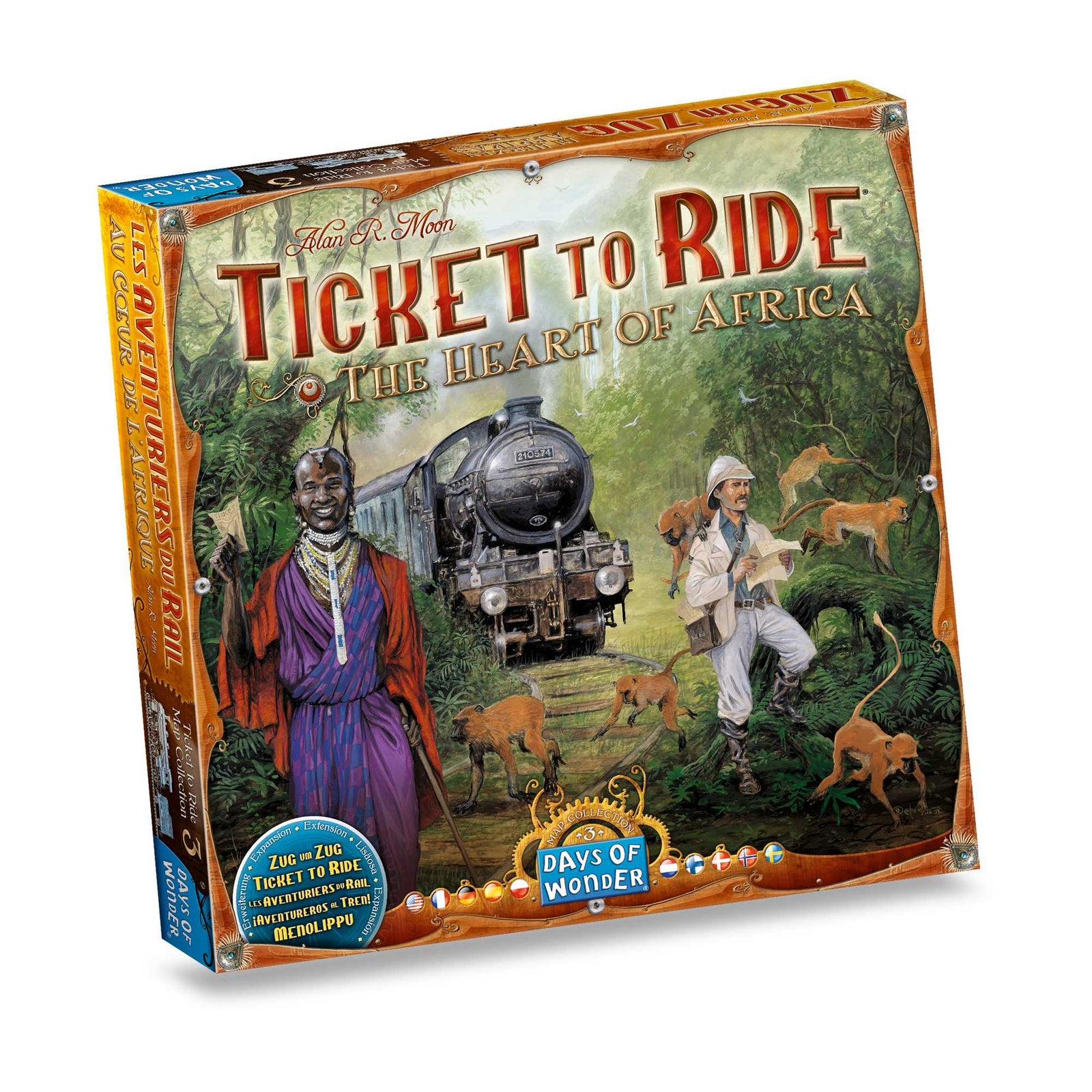 Ticket To Ride Map Collection Volume 3 The Heart of Africa Board Game Expansion 1