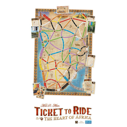 Ticket To Ride Map Collection Volume 3 The Heart of Africa Board Game Expansion 2