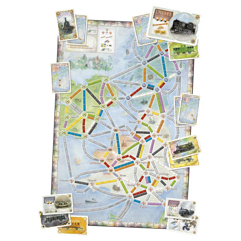 Ticket To Ride Map Collection Volume 5 United Kingdom & Pennsylvania Map Expansions