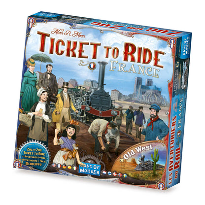 Ticket To Ride Map Collection Volume 6 France & Old West Map Expansions 1