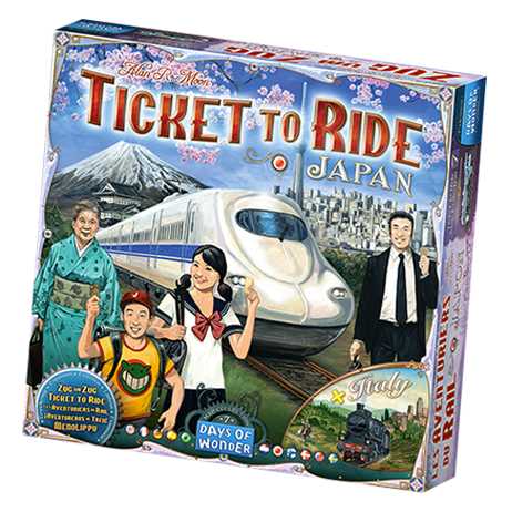 Ticket to Ride Japan & Italy Map Collection Volume 7 Map Expansion 1