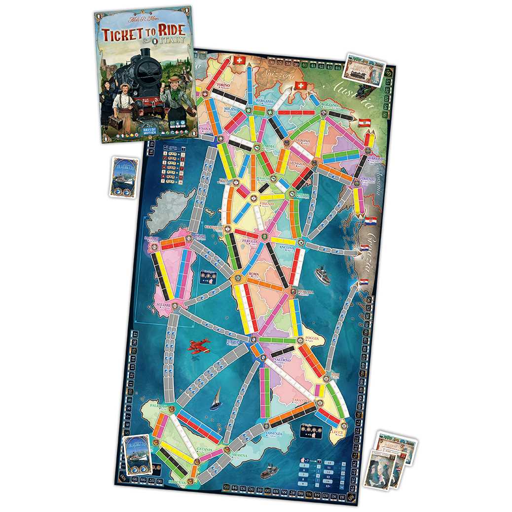 Ticket to Ride Japan & Italy Map Collection Volume 7 Map Expansion 3