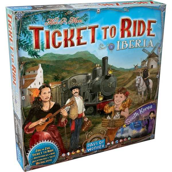 Ticket To Ride Map Collection 8 Iberica & South Korea Board Game Expansion 1