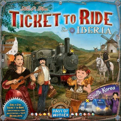 Ticket To Ride Map Collection 8 Iberica & South Korea Board Game Expansion 2