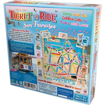 Ticket To Ride San Francisco Board Game by Days of Wonder 2