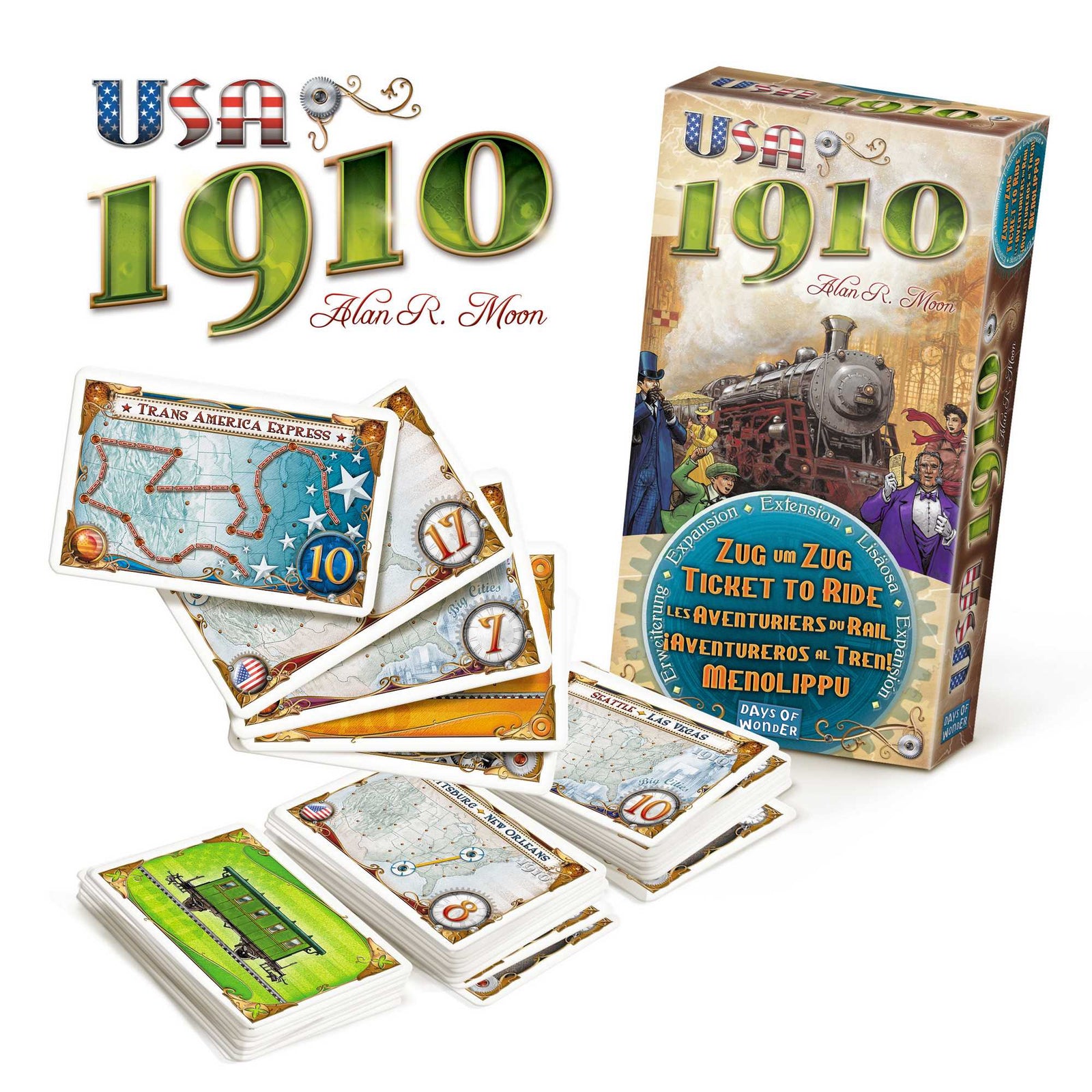 Ticket to Ride USA 1910 Exp Board Game by Days of Wonder 2
