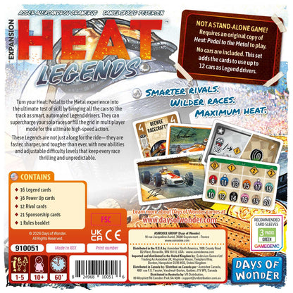 Heat Legends Board Game by Days of Wonder 4