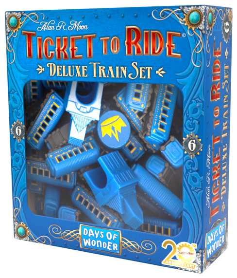 Ticket to Ride 20th Anniversary Deluxe train set Display 4