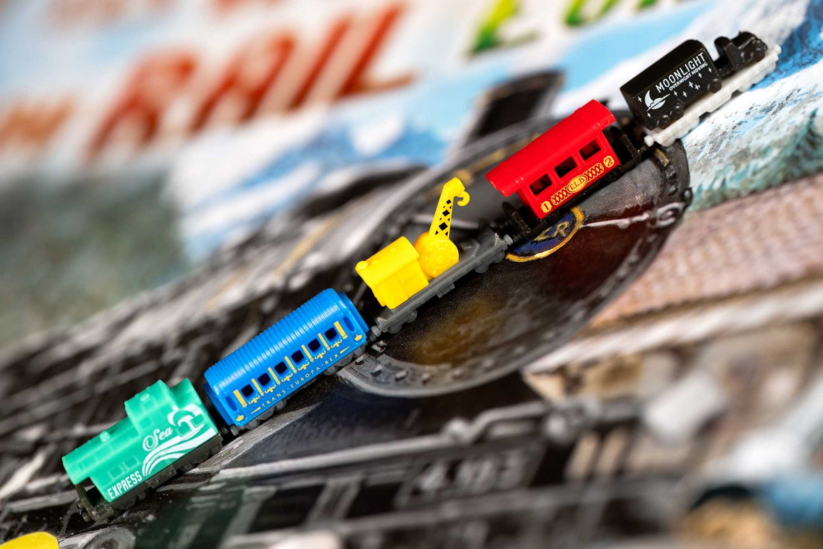 Ticket to Ride 20th Anniversary Deluxe train set Display 5