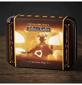 Sunfire Dice Tales of Xadia The Dragon Prince Roleplaying Game Gaming Accessory by Direwolf 1