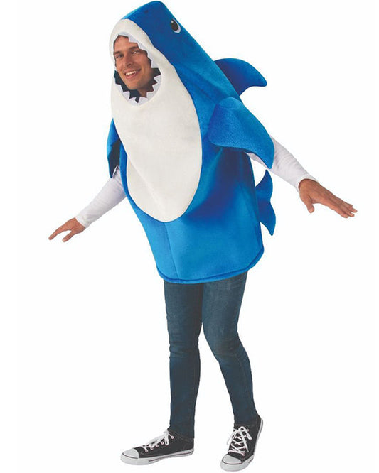 Daddy Shark Adult Blue Costume 2