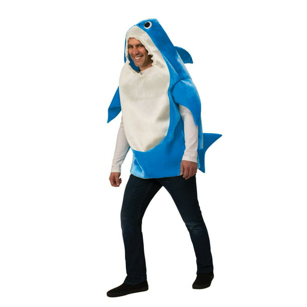 Daddy Shark Adult Blue Costume 3