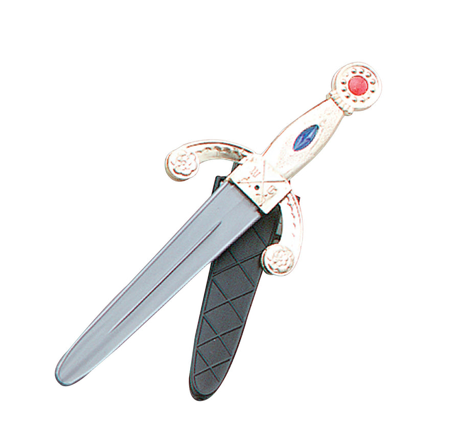 Dagger 10" Jewelled In Sheath Costume Accessories Unisex_1