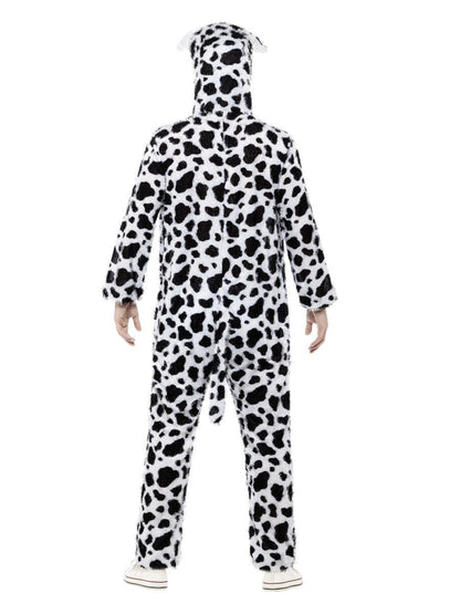 Dalmatian Costume Adult White Black Jumpsuit 3
