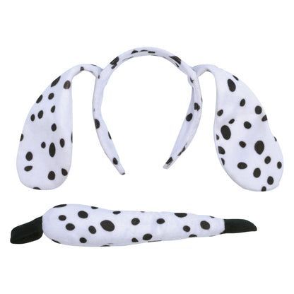 Dalmatian Costume Kit for Kids Instant Ears and Tail Set 1
