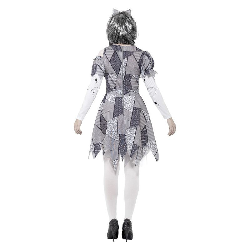 Damaged Doll Costume Grey Adult 2