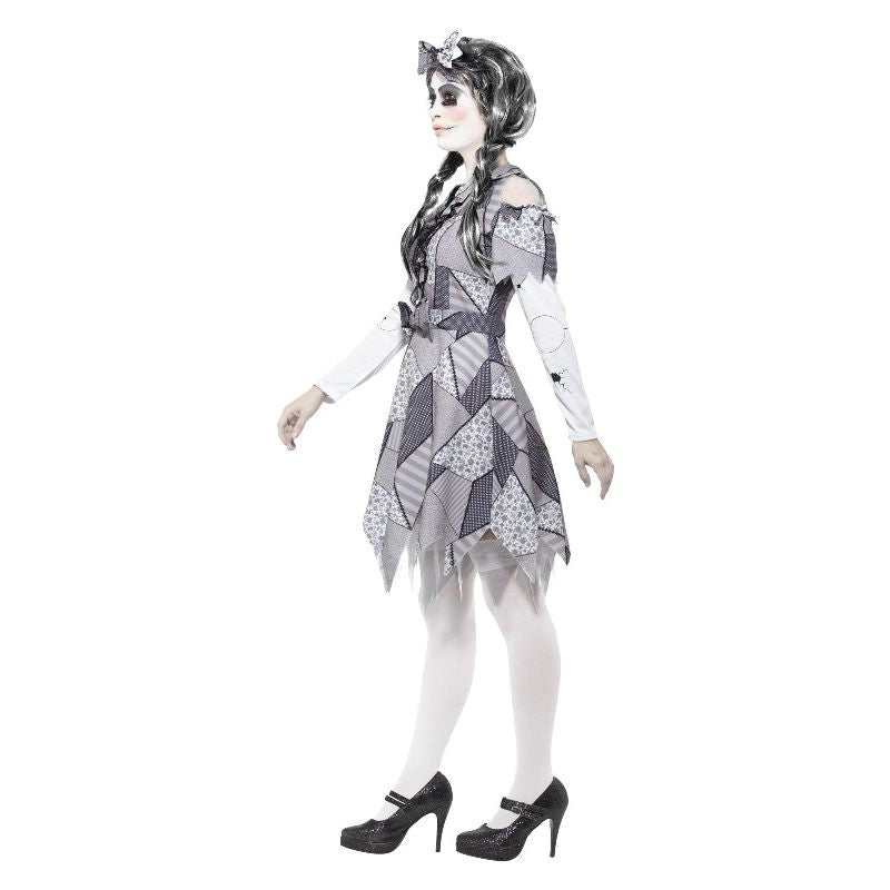 Damaged Doll Costume Grey Adult 3