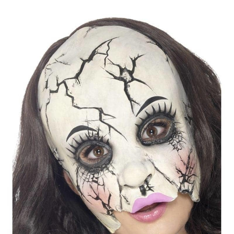 Damaged Doll Mask Adult Costume Accessory 1