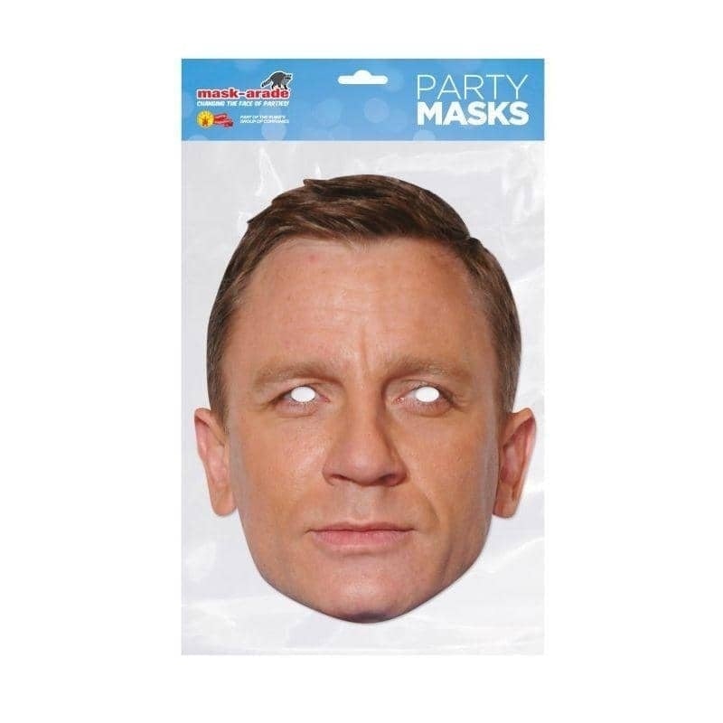 Daniel Craig Mask James Bond Celebrity Cardboard Character 1