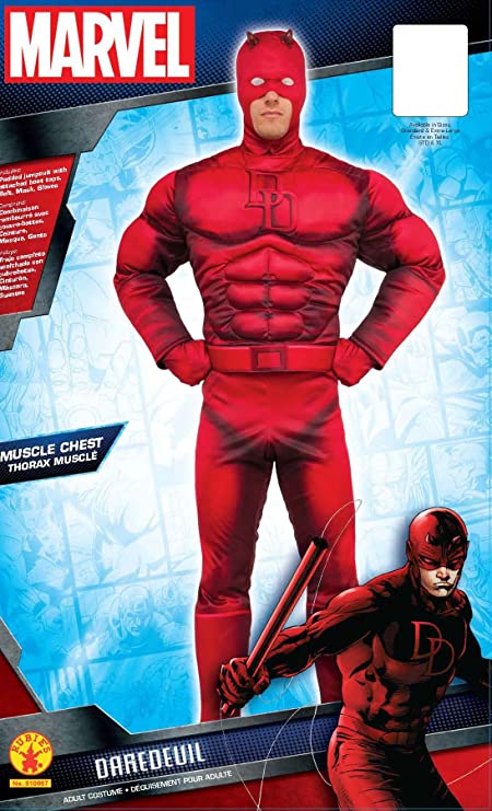 Daredevil Padded Costume Mens Marvel Daredevil Padded Costume Mens Marvel