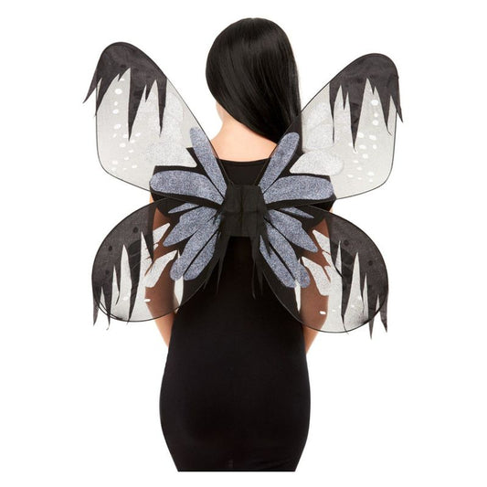 Dark Botanicals Moth Wings Grey Adult 1