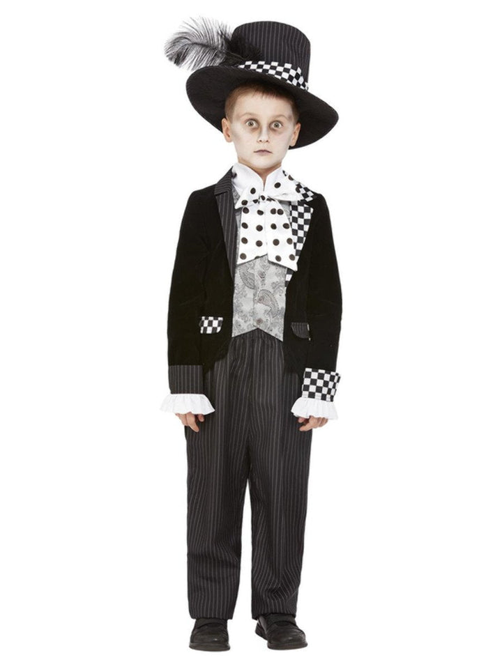 Dark Mad Hatter Boys Costume and Hat_3