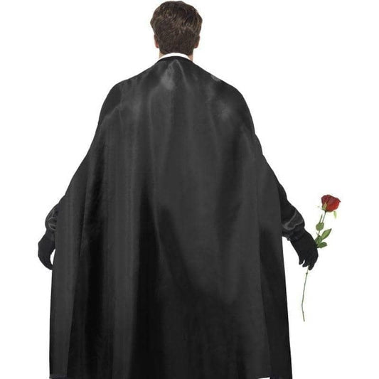 Dark Opera Masquerade Costume Adult Black Red 2