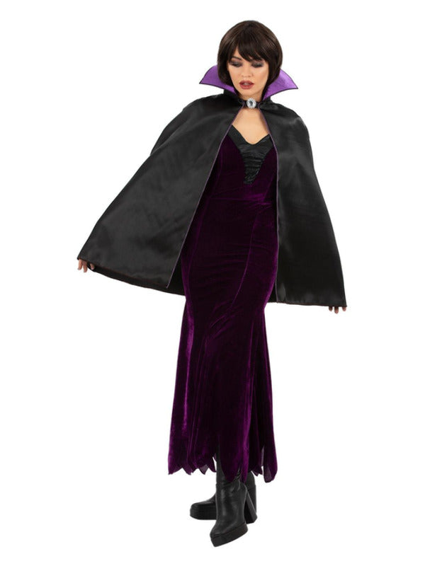Dark Queen Vampire Cape with Collar 1