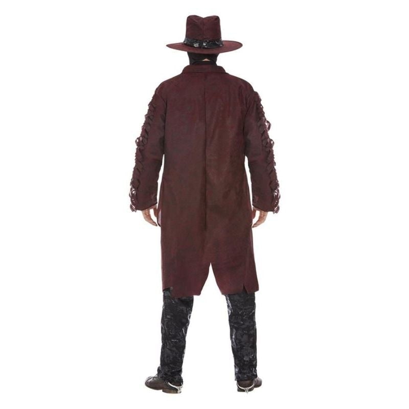 Dark Spirit Western Cowboy Deluxe Costume Adult Burgundy 2