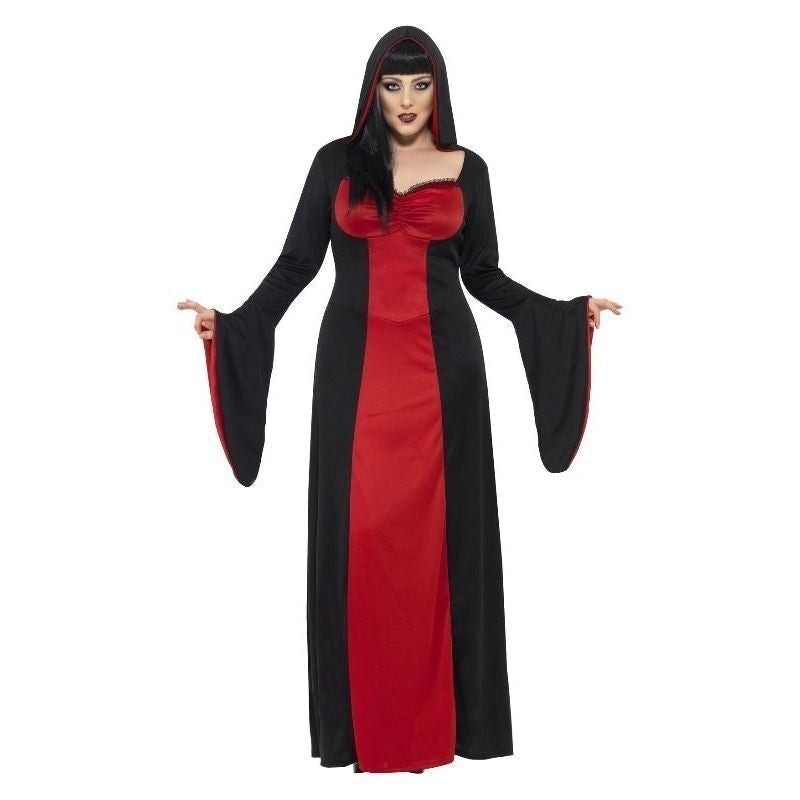 Dark Temptress Costume Adult Red Black 5