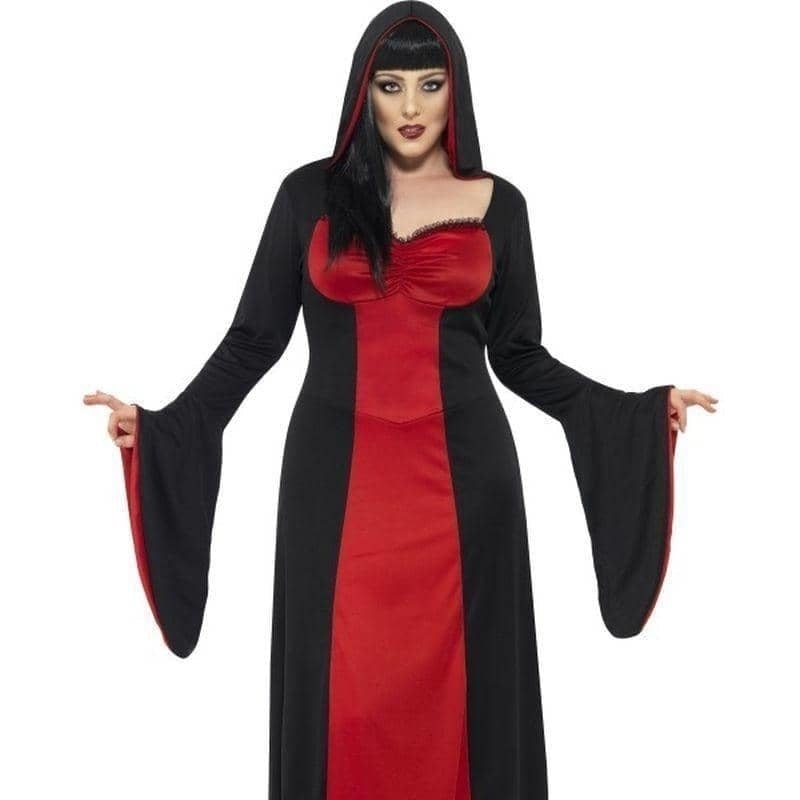 Dark Temptress Costume Adult Red Black 1
