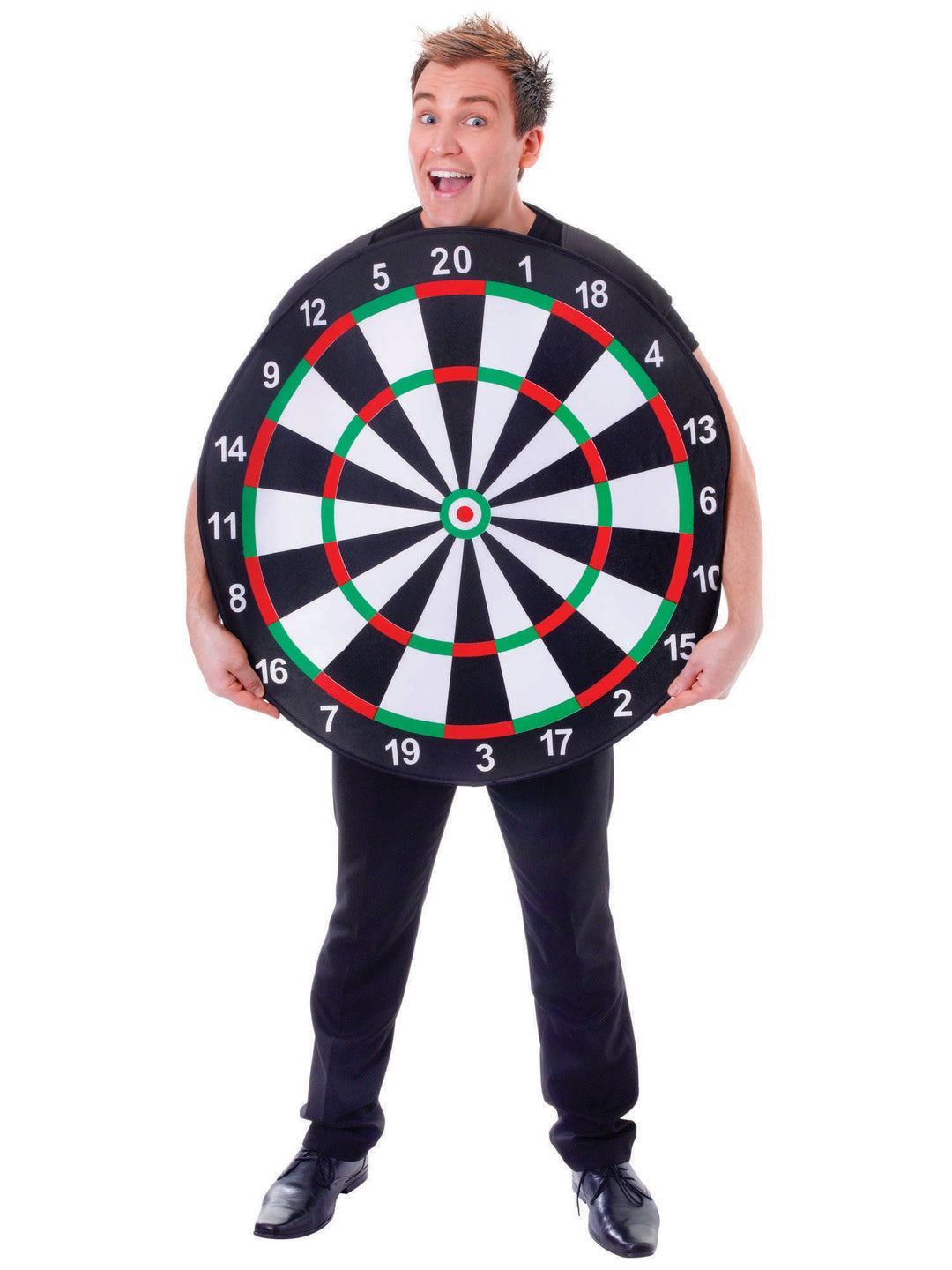 Size Chart Dart Board Costume Adult Joke Suit