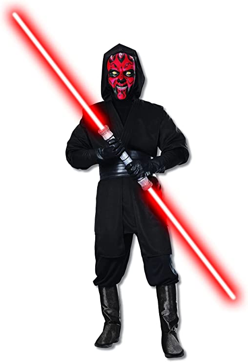 Darth Maul Costume Adult Star Wars Phantom Menace Sith Warrior Robes_1