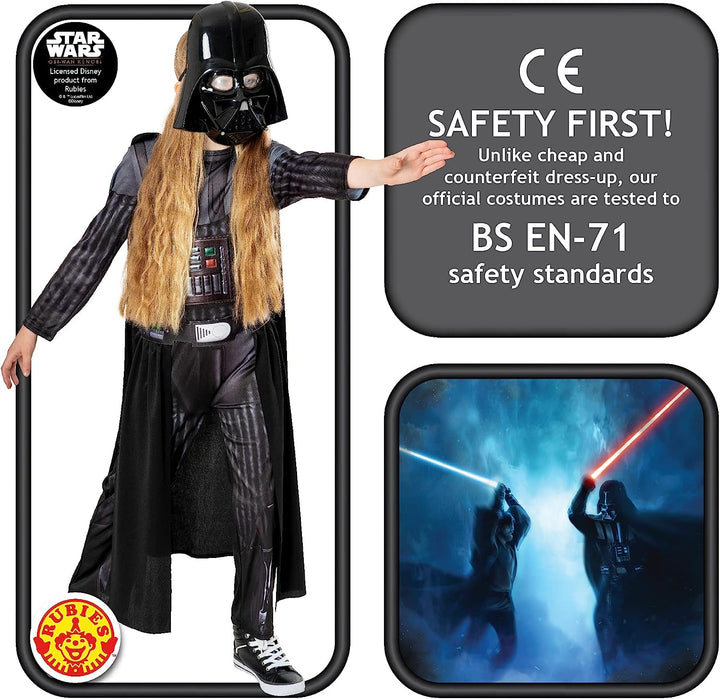 Darth Vader Boys Costume Obi Wan Kenobi TV Series Deluxe