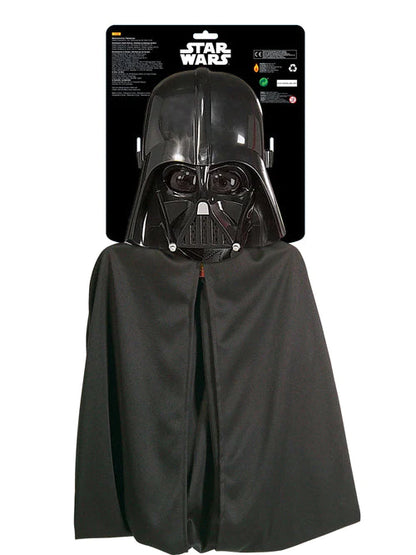 Darth Vader Cape Mask Kids Dress Up Costume Set Star Wars 2