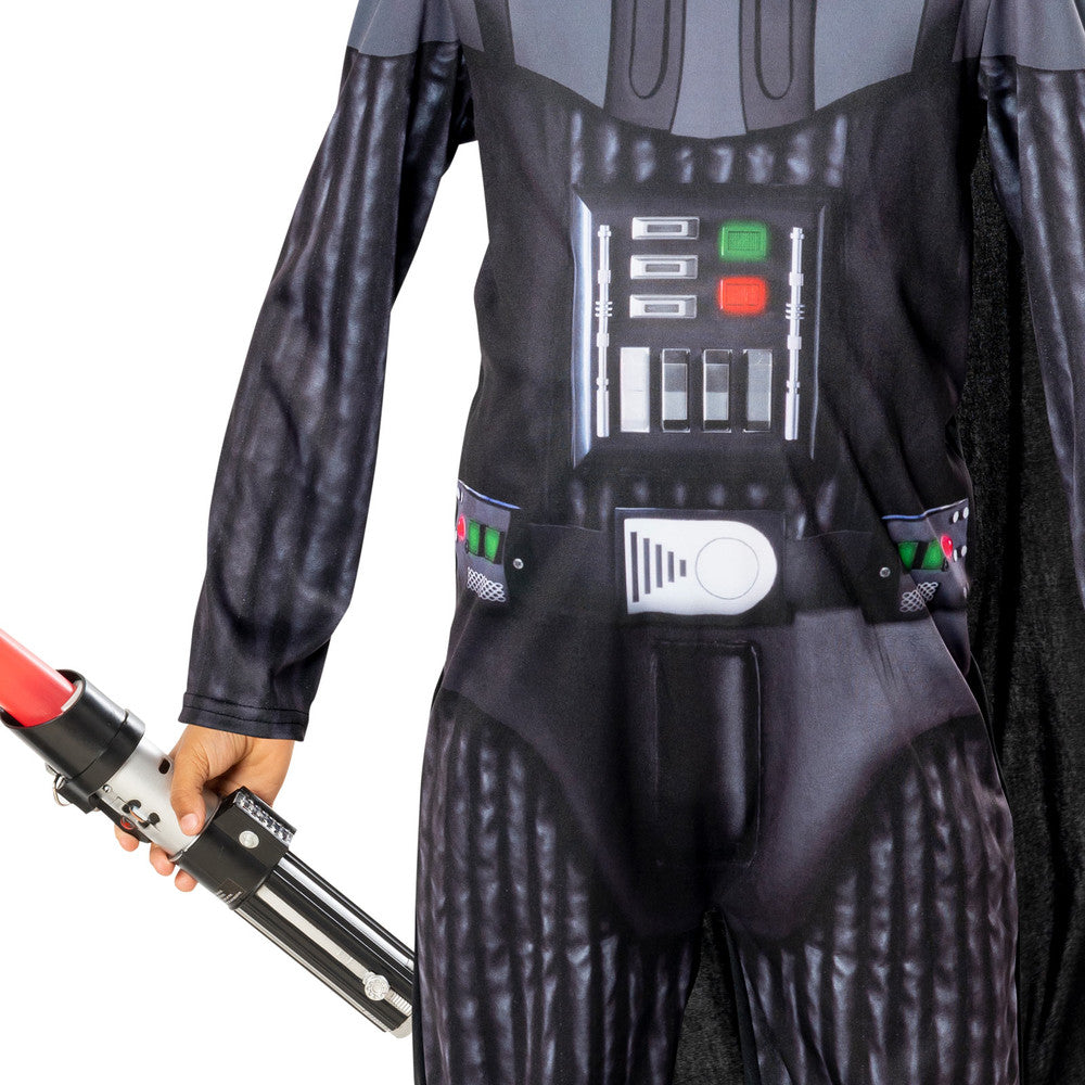 Darth Vader Costume Non-Light Up Lightsaber Kids 2