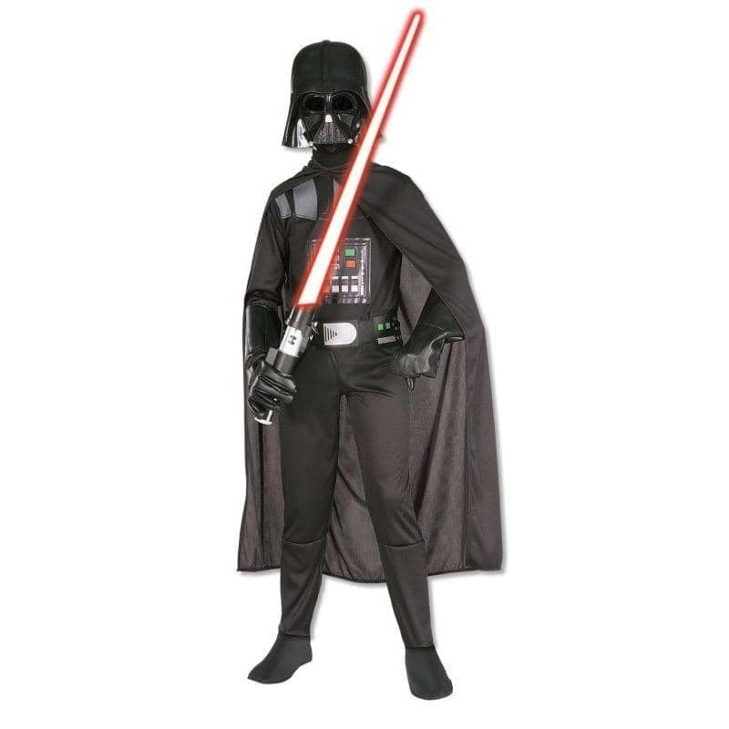 Darth Vader Costume Sith Lord Childrens with Cape and Mask_1