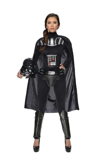 Darth Vader Womens Costume with Dark Side Sith Mask 2