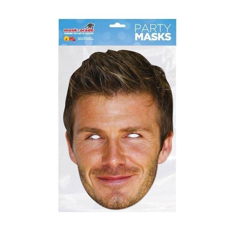 David Beckham Celebrity Face Mask 1