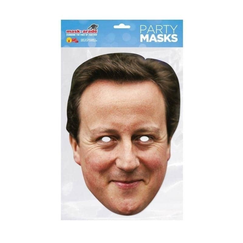 David Cameron Celebrity Face Mask 1