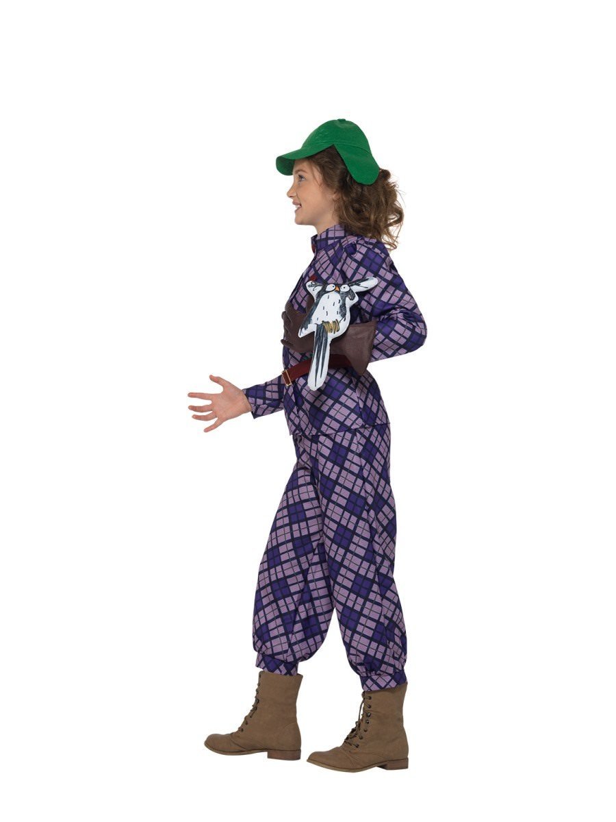 David Walliams Deluxe Awful Auntie Costume Kids Purple 3