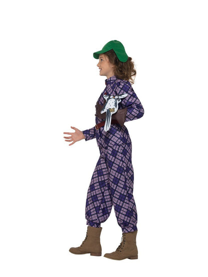 David Walliams Deluxe Awful Auntie Costume Kids Purple 3